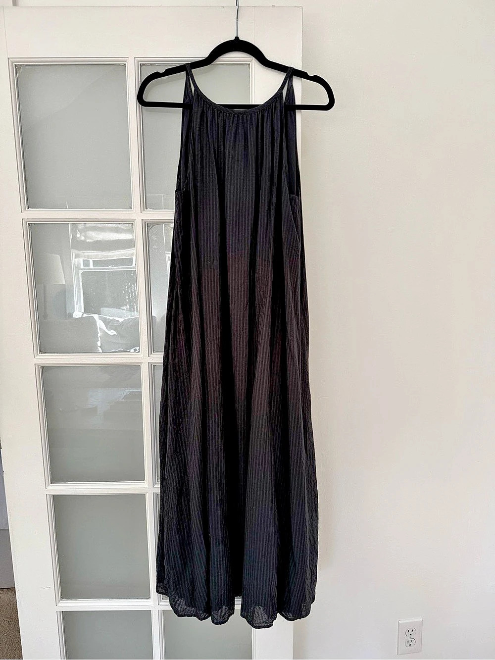Jenni Kayne Pleated Maxi Dress in Black